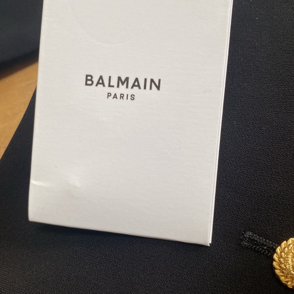 BalmainTwo-Tone Crepe Spencer Jacket - Picture 4 of 14